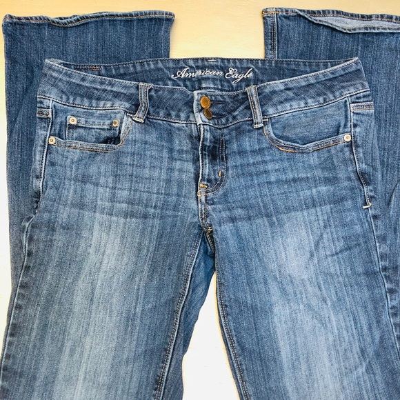 American Eagle Stretch Artist Jeans Size 8 - Picture 2 of 6